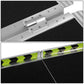 Aluminum Wheelchair Ramp 29" W x 7' L x 2" H - Metallic Black