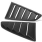 2015-2018 Ford Mustang Quarter Window Louvers - Black