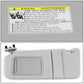 2007-2011 Toyota Camry Sun Visor - Driver Side Gray