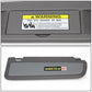 2006-2011 Honda Civic Sun Visor - Driver Side Dark Gray