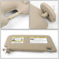 09-16 Toyota Venza Sun Visor Driver Side Beige Illuminated