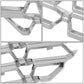 2016-2018 Chevrolet Silverado 1500 Chrome Grille Overlay Insert - 2PCS