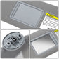 2005-2011 Toyota Tacoma Sun Visor - Medium Grey