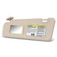 2010-2013 Toyota Highlander Sun Visor - Beige/Tan (Sunroof Models)
