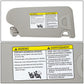 2013-2018 Nissan Altima Sun Visor with Lighted Mirror - Gray