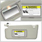 08-11 Honda Accord Sun Visor - Warm Grey