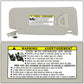 08-11 Honda Accord Sun Visor - Warm Grey