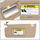 2008-2012 Honda Accord Sun Visor - Tan