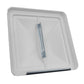 RV Roof Vent 14x14 Overall Dimension Replacement Lid White/Silver