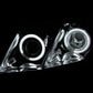 Anzo 2007-2009 Toyota Camry Projector Headlights w/ Halo Chrome