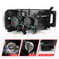 ANZO 2002-2005 Dodge Ram 1500 Projector Headlights w/ Halo Black Clear Amber 111490