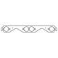 Cometic Gasket Cometic Chevy Gen-1 Small Block V8 .043in Copper Exhaust Manifold Gasket Set - 1.625in Round Ports C5893C