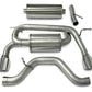Corsa Performance 06-08 Hummer H3 3.5L Polished Sport Cat-Back Exhaust