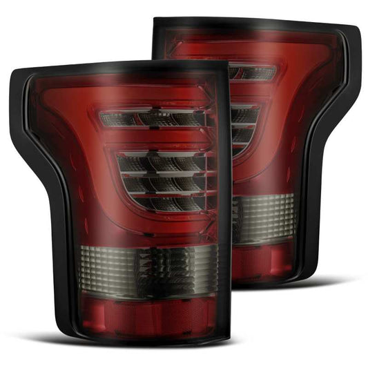 AlphaRex 15-17 Ford F-150 (Excl Models w/Blind Spot Sensor) PRO-Series LED Tail Lights Red Smoke 652020 *Discontinued