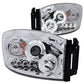 Anzo 2006-2008 Dodge Ram 1500 Projector Headlights w/ Halo Chrome (CCFL)