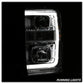 Spyder 08-10 Ford F-250 Super Duty V2 Light Bar DRL Projector Headlights - Chrm (PRO-YD-FS08V2-LB-C) 5084699