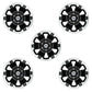 Ford Racing 21-22 Bronco 18in Black Machined Face Wheel Kit M-1007K-BB5