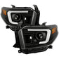 SPYDER 14-17 Toyota Tundra(SR/SR5) Light Bar Projector Headlights - LED - Black PRO-YD-TTU14AP-BK 5088055