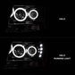 Anzo 2007-2013 Chevrolet Avalanche Projector Headlights w/ Halo Chrome