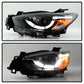 Spyder Mazda CX-5 13-15 Projector Headlights - DRL LED - Black PRO-YD-MCX513-DRL-BK 5083319