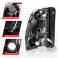 ANZO 2002-2009 Chevrolet Trailblazer LED Tail Lights w/ Light Bar Black Housing Clear Lens 311371