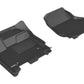 3D MAXpider 2015-2020 Ford F-150 Sprcab/Sprcrew Kagu 1st Row Floormat - Black L1FR08311509