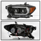 Spyder 16-18 Toyota Tacoma Projector Headlights - Seq LED Turn - Black - PRO-YD-TT16-LB-BK 5085818