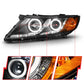 Anzo 2011-2013 Kia Optima Projector Headlights w/ Halo Black (CCFL)