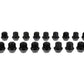 Ford Racing M12 x 1.5 Black Lug Nut - Set of 20 M-1012K-BSB
