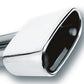 Borla 2.5in Inlet 6.69in x 3in Rectangular Rolled Angle Cut Single Inlet x 5.63in Long Exhaust Tip 20244