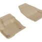 3D MAXpider 2015-2020 Ford Edge Kagu 1st Row Floormat - Tan L1FR09311502