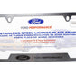 Ford Racing Stainless Steel Ford Performance License Plate Frame M-1828-SS304C