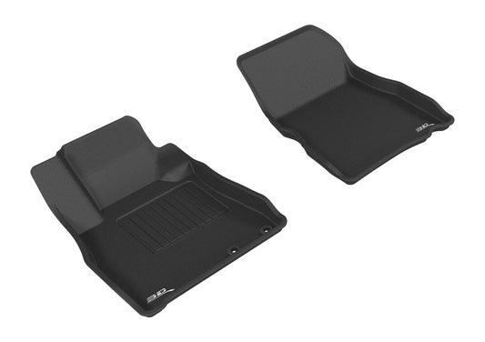 3D MAXpider 2014-2019 Nissan Versa Note Kagu 1st Row Floormat - Black L1NS08711509