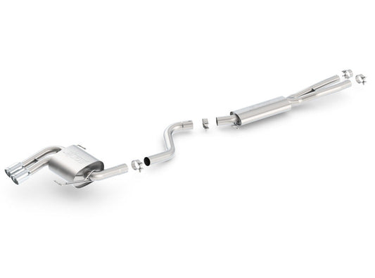 Borla 08-12 BMW 328i Sdm E90 2.0L RWD Dual Left Rear Exit Touring Cat-Back Exhaust 140505