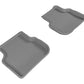 3D MAXpider 2011-2018 Volkswagen Jetta Sedan Kagu 2nd Row Floormats - Gray L1VW05521501