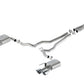 Ford Racing 2024 Mustang 5.0L Extreme Non-Active Cat-Back Exhaust w/Valance - Chrome Tip M-5200-M5ECV