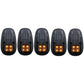 Anzo 1999-2002 Dodge Ram 3500 LED Cab Roof Light Kit Smoke 5pc