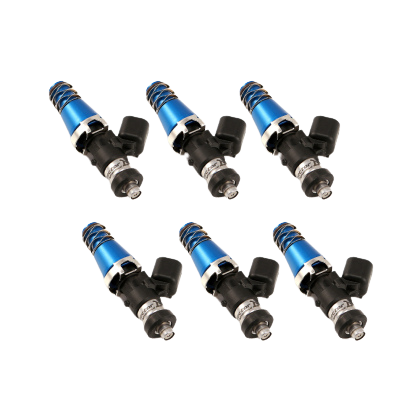 Injector Dynamics ID1050X Injectors 11mm (Blue) Adaptor Tops Denso Lower Cushions (Set of 6)