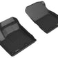3D MAXpider 21-22 Nissan Rogue Kagu 1st Row Floormat - Black L1NS13611509