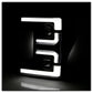 Spyder 17-18 Ford F250/F350/F450 Halogen Model Only -White Light Bar- Black- PRO-YD-FS17HALSI-BK 5087850