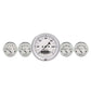 AutoMeter Gauge Kit 2 Pc. Quad & Speedometer 3-3/8in. Old Tyme White 1600
