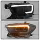 SPYDER xTune 16-18 Toyota Tacoma SR/SR5 DRL Proj Headlights w/Turn Signal - Blk Smk (PRO-JH-TTA16-SR-BSM) 9043000