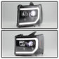 Spyder GMC Sierra 1500/2500/3500 07-13 Denali 08-13 LED Headlights Blk PRO-YD-GS07V2PL-BK 5087522