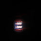 AlphaRex 09-18 Dodge RAM LUXX-Series LED Taillights Black Red w/Actv Light & SS 640002 *Discontinued