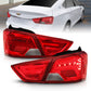 Anzo Chevy Impala 14-18 L.E.D Taillight  Red/Clear