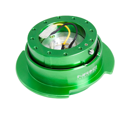 NRG Quick Release Kit Gen 2.5 - Green Body / Titanium Chrome Ring