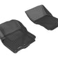 3D MAXpider 2005-2019 Nissan Frontier Crew/King Cab Kagu 1st Row Floormat - Black L1NS06111509