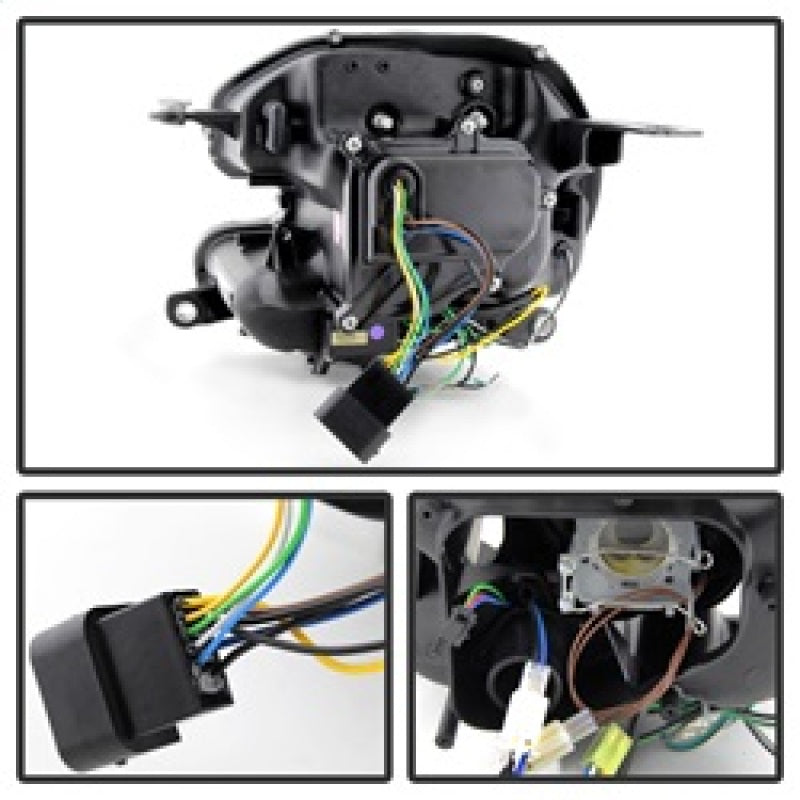 Spyder Mini Cooper 2010-2012 Projector Headlights Xenon/HID Model- DRL Blk PRO-YD-MC07-HID-DRL-BK 5080615