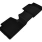 3D MAXpider 2014-2020 Jeep Cherokee Kagu 2nd Row Floormats - Black L1JP01021509