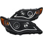 Anzo 2012-2013 Toyota Camry Projector Headlights w/ Halo Black